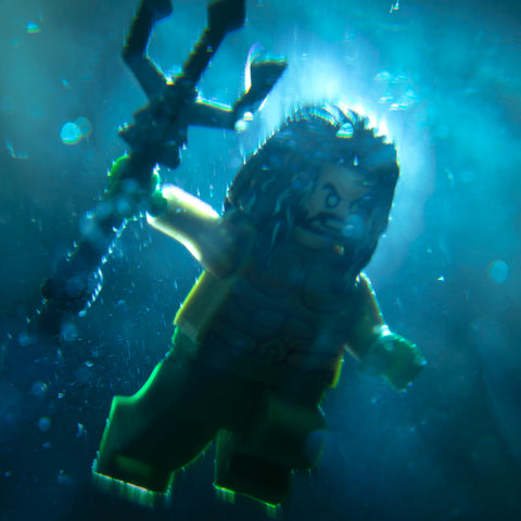 I am the protector of the deep. Toy photography by Tom Milton