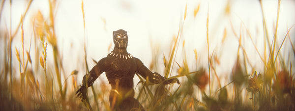 Wakanda will no longer watch from the shadows. Toy photography by Tom Milton