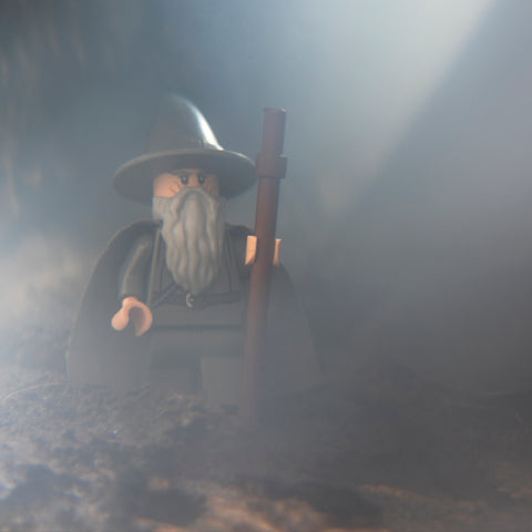 However it may prove, one must tread the path that need chooses. Toy photography by Tom Milton
