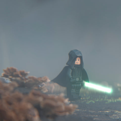 Being a Jedi is an emotional commitment to a higher spirituality. Toy photography by Tom Milton