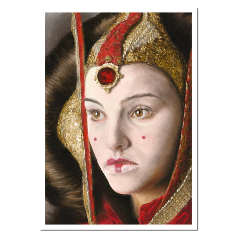Queen Amidala. Giclée fine art print from a digital painting